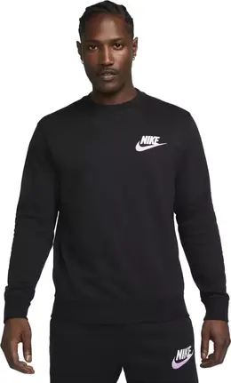 Nike: Чёрный свитшот  Club