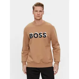 BOSS: Бежевый свитшот