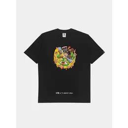 AAPE BY *A BATHING APE®: Чёрная футболка 