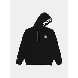 AAPE BY *A BATHING APE®: Чёрная толстовка 