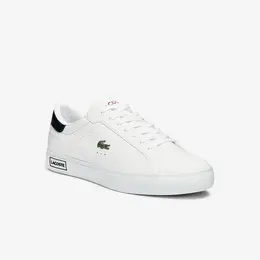 LACOSTE: Белые кеды 