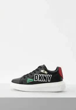 DKNY: Чёрные кроссовки 