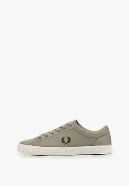 Fred Perry: Кеды цвета хаки 