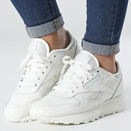 Reebok: Белые кроссовки Classic Leather