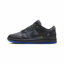 NIKE: Чёрные кроссовки Dunk Low