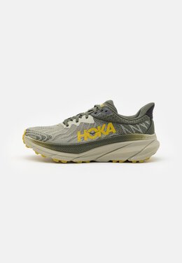 HOKA: Зелёные кроссовки 