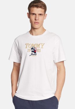 Tommy Jeans: Футболка с принтом 