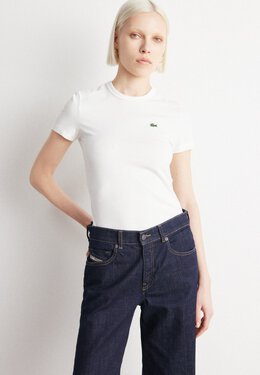 Lacoste: Белая футболка 