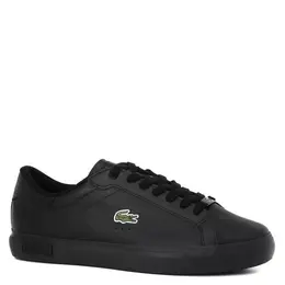 Lacoste: Чёрные кеды  Powercourt