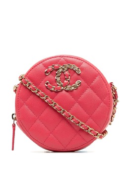 CHANEL Pre-Owned: Розовая сумка через плечо 