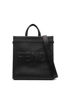 FENDI: Чёрная сумка-шоппер 