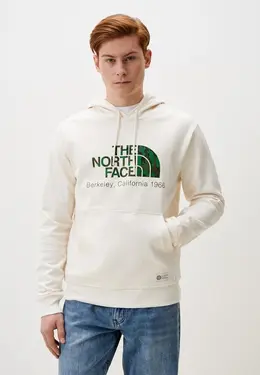 The North Face: Белая толстовка 