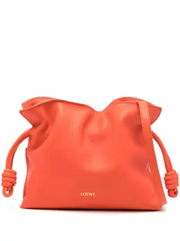 LOEWE: Оранжевая сумка Flamenco Mini