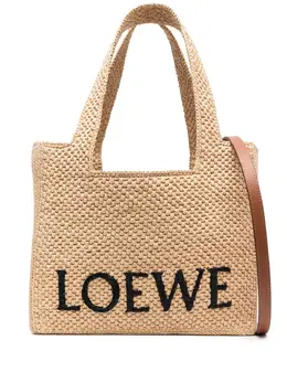 LOEWE: Бежевая сумка-шоппер 