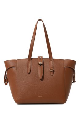 Furla: Коричневая сумка  Net Medium