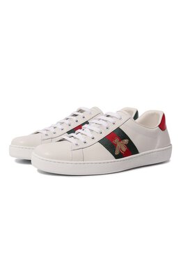 Gucci: Белые кеды  Ace