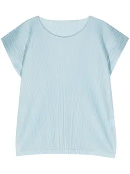 Pleats Please Issey Miyake: Светлая блуза 