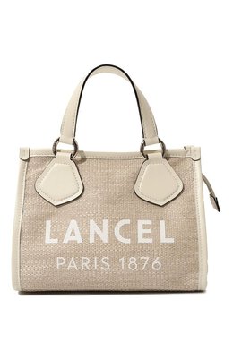 Lancel: Бежевая сумка 