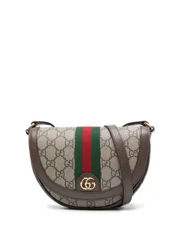 Gucci: Бежевая сумка  Ophidia