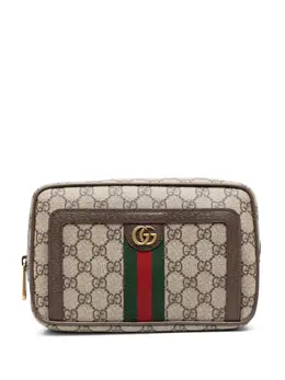 Gucci: Клатч Ophidia с принтом