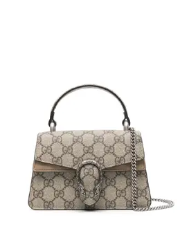Gucci: Бежевая сумка-шоппер  Dionysus