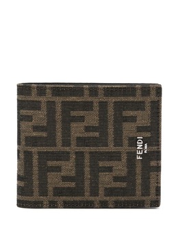 FENDI: Коричневый кошелёк  FF