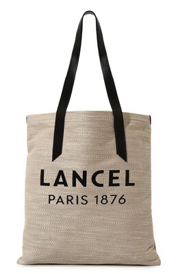 Lancel: Бежевая сумка 