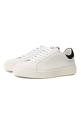 Lanvin: Белые кеды 