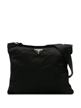 Prada Pre-Owned: Чёрная сумка через плечо 