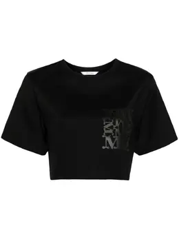 Max Mara: Футболка с принтом 