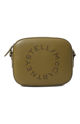 Stella McCartney: Зелёная сумка  Stella Logo mini