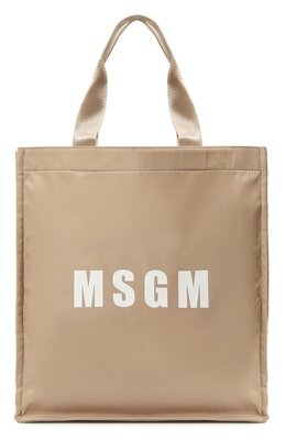 MSGM: Бежевая сумка 