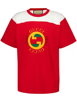 Gucci: Футболка  Interlocking G с принтом