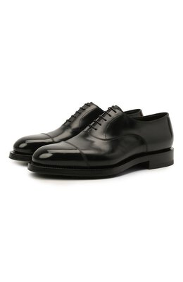 Santoni: Чёрные туфли 