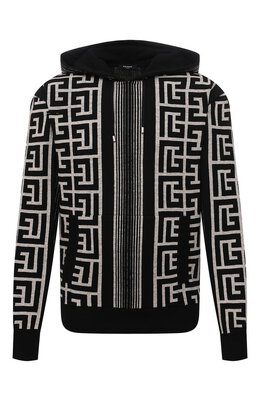 Balmain: Чёрная толстовка 