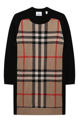 Burberry: Кашемировое платье 