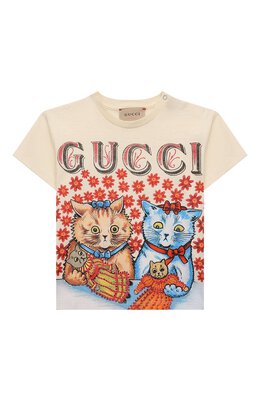 Gucci: Хлопковая футболка 