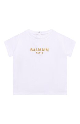 Balmain: Хлопковая футболка