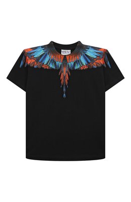 Marcelo Burlon Kids of Milan: Хлопковая футболка