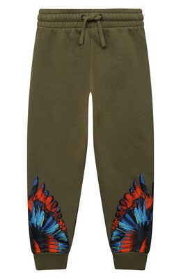 Marcelo Burlon Kids of Milan: Хлопковые брюки 