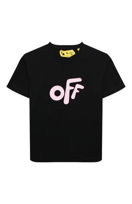 Off-White: Хлопковая футболка 