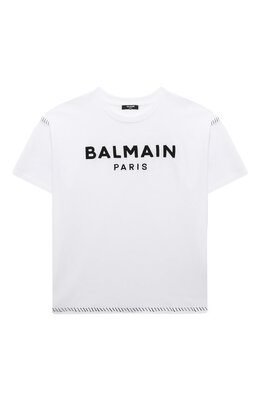 Balmain: Хлопковая футболка 