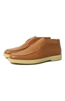 Santoni: Коричневые ботинки Yalta