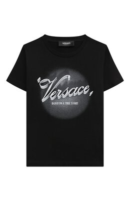 Versace: Хлопковая футболка 