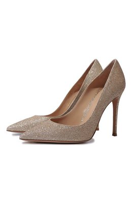 Gianvito Rossi: Золотые туфли  Gianvito 105