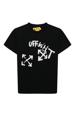 Off-White: Хлопковая футболка 