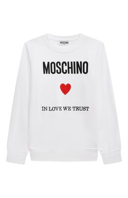 Moschino: Хлопковая толстовка 