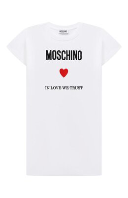 Moschino: Хлопковое платье 