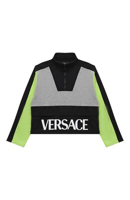 Versace: Хлопковая толстовка 