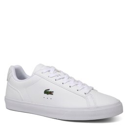 Lacoste: Белые кроссовки 